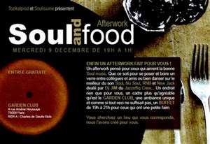 Affiche de Soul & Food Afterwork