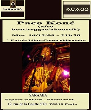 Affiche de Paco Koné