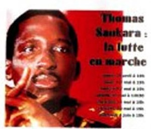 Affiche de Thomas Sankara, la lutte en marche