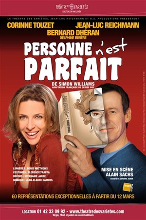 Affiche de Personne n'est parfait | avec Corinne Touzet et Jean-Luc Reichmann
