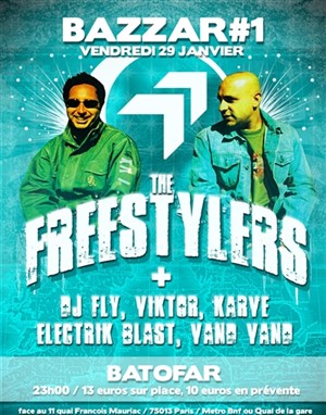 Affiche de The Freestylers + guests