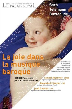 Affiche de La joie dans la musique baroque | Eglise Avangélique allemande