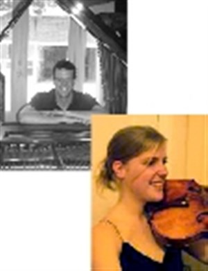 Affiche de Antoine de Grolée au piano, Hélène Clément à l'alto - concert Jeunes Talents