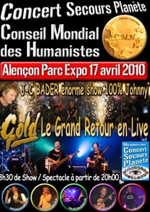 Affiche de Concert S.O.S Planète avec Gold