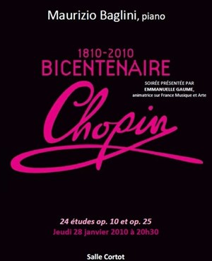 Affiche de Bicentenaire Chopin