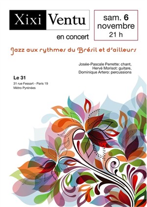 Affiche de Xixi Ventu Trio | Le 31