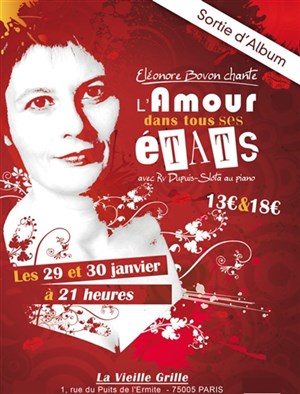 Affiche de Eléonore Bovon chante L'Amour dans tous ses états