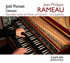 Affiche de Joël Pontet, Nouvelles Suites de Pieces de Clavecin & La Dauphine de Jean-Philippe Rameau