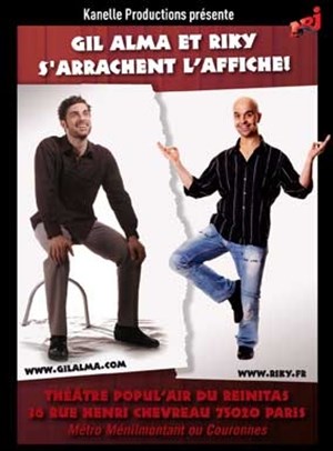 Affiche de Gil Alma et Riky dans Gil Alma et Riky s'arrachent l'affiche !