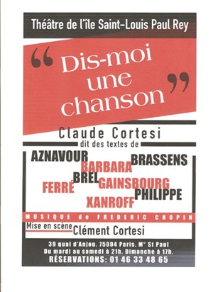 Affiche de Dis-moi une chanson