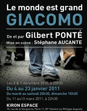 Affiche de Le monde est grand, Giacomo !