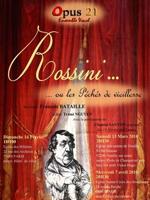 Affiche de Rossini ... ou les péchés de vieillesse