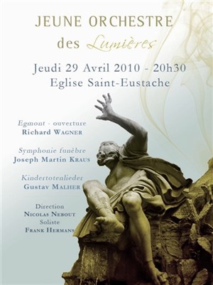 Affiche de Jeune orchestre des lumieres - mahler, kraus, beethoven