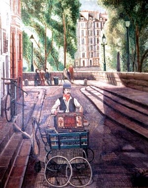 Affiche de Lecture musicale à l'orgue de Barbarie