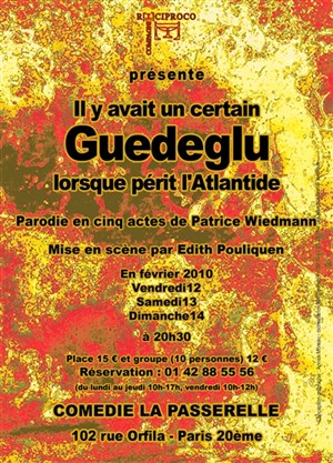 Affiche de Il y avait un certain Guedeglu lorsque périt l'Atlantide