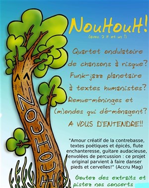 Affiche de Nouhouh! en co-plateau avec Eureka Combo!