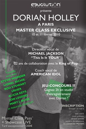 Affiche de Dorian Holley fait son Master Class