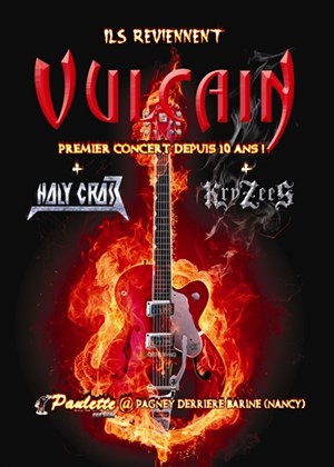 Affiche de Vulcain + Holy Cross + Kryzees