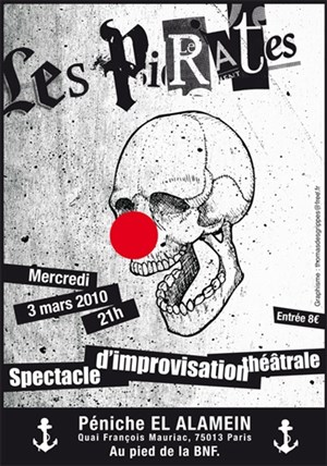 Affiche de Les pirates : Spectacle D'improvisation