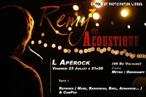 Affiche de Rémy en acoustique