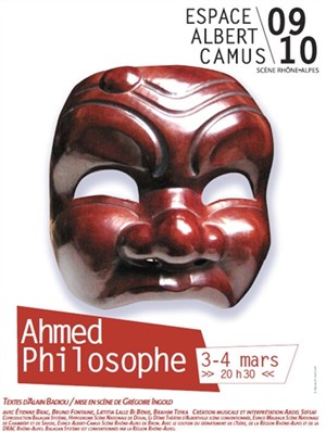 Affiche de Ahmed philosophe | Espace Albert Camus