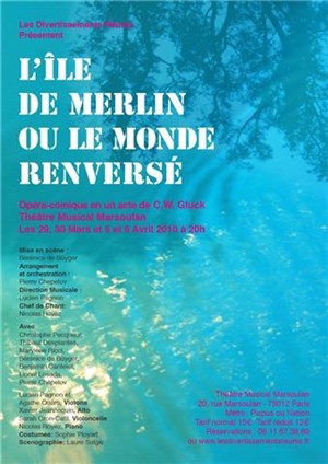 Affiche de L'Ile de Merlin ou Le monde renversé