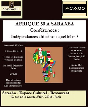 Affiche de Conférence : De Lumumba au conflit des Grands Lacs : l'impossible indépendance ?