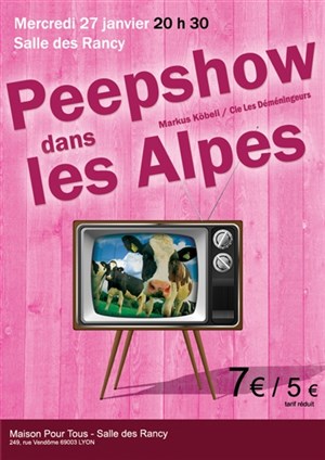 Affiche de Peep show dans les Alpes