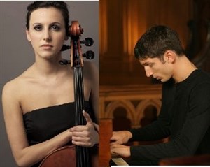 Affiche de Héloïse Luzzati, violoncelle - François Lambret, piano - Debussy, Schumann, Schnittke, Brahms - concert Jeunes Talents