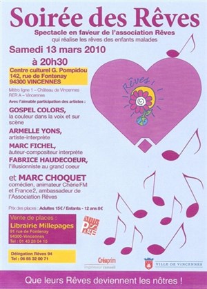 Affiche de Soirée des Rêves