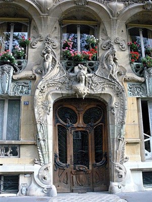 Affiche de Visite guidée : A la découverte de l'architecture art nouveau | par Murielle Rudeau