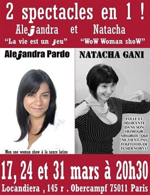 Affiche de Natacha Gani et Alejandra Pardo partagent l'affiche