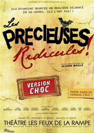 Affiche de Les précieuses ridicules! Version Choc