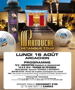 Affiche de Pétanque et Sentiments | Casino d'Arcachon
