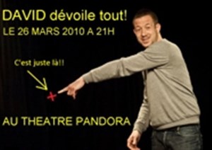 Affiche de David dans David dévoile tout et Nathalie Rhea