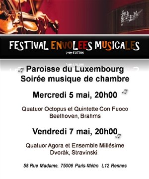 Affiche de Quatuor Agora, Ensemble Millésime : Dvorak et Stravinski
