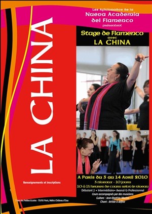 Affiche de Stage de Flamenco