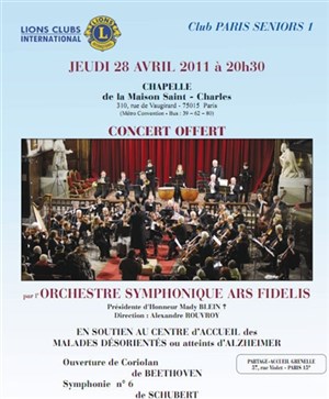 Affiche de Orchestre symphonique Ars Fidelis