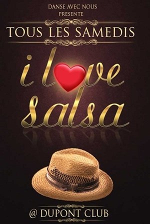 Affiche de I Love Salsa | Dupont Café