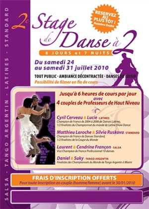 Affiche de Stage de Danse Multi Prof