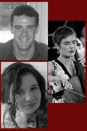 Affiche de Clara Abou, violon - Claire-Lise Démettre, violoncelle - Antoine de Grolée, piano - Beethoven, Brahms, Chostakovitch - Concert Jeunes Talents