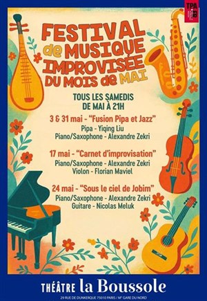 Affiche de Festival de musique improvisée du mois de mai