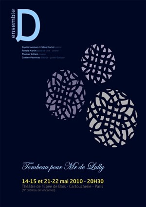 Affiche de Tombeau pour Monsieur de Lully