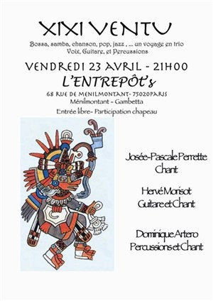Affiche de Latin jazz et world music : Xixi Ventu trio