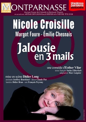 Affiche de Jalousie en trois mails | Avec Nicole Croisille ...