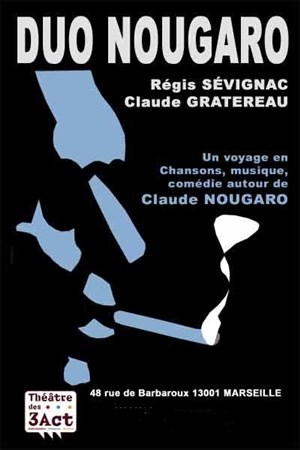 Affiche de Duo Nougaro | Les 3 Acts