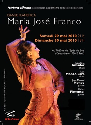 Affiche de Maria José Franco danse Flamenca
