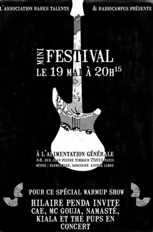 Affiche de Hilaire Penda Warmupshow