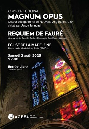 Affiche de Requiem de Fauré