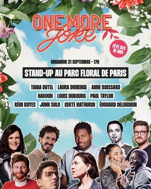 Affiche de One More Joke x Parc Floral